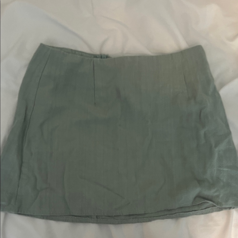 Princess Polly Sage Mini Skirt
